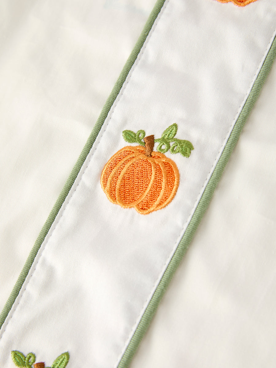 PREORDER Thanksgiving & Halloween Pumpkin Applique Boy's Set