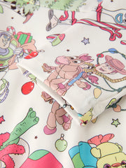 Winter Christmas Nutcracker Print Girls Dress