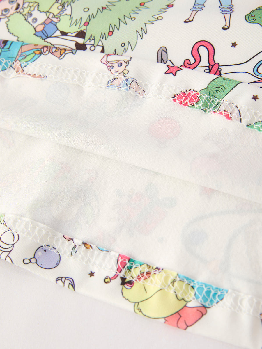 Winter Christmas Nutcracker Print Girls Dress