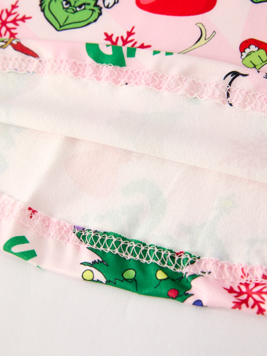 PREORDER Winter Christmas Character Print Girls Dress