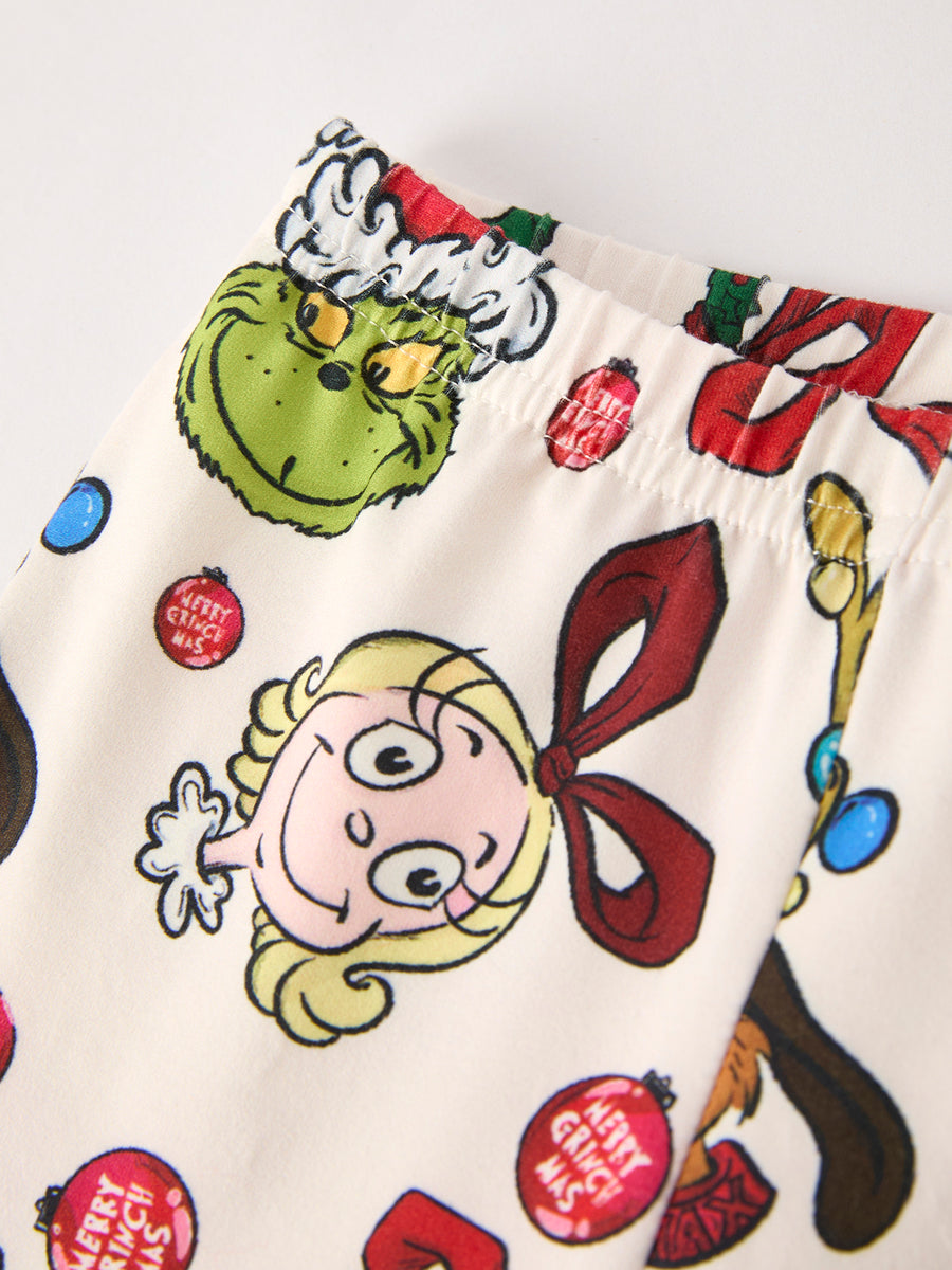 Christmas Character Ho Ho Ho Top & Bell Bottom Pants Set
