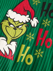 Christmas Character Ho Ho Ho Top & Bell Bottom Pants Set