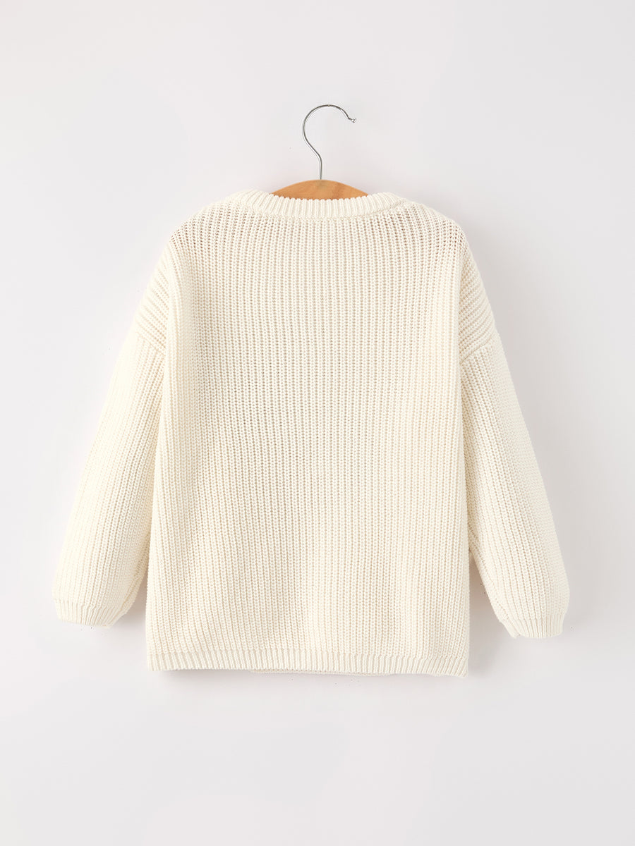 Christmas Winter Character Girls Pullover Sweater
