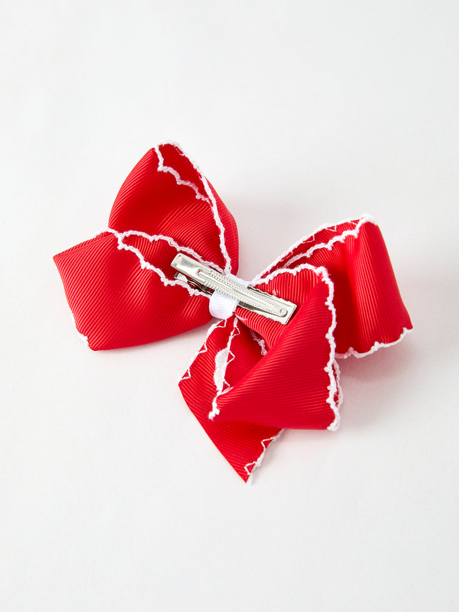 Winter Christmas Santa Hair Clip 4.3inch