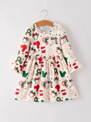 Merry Christmas Dress – Featuring Candy, Coffee, and Characters