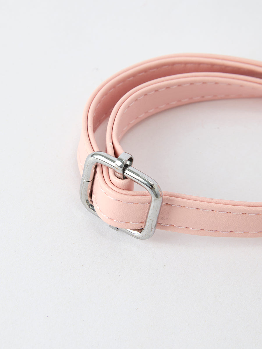 Christmas and Valentine's Sweet Heart-Shaped Crossbody Girls Bag with Bow