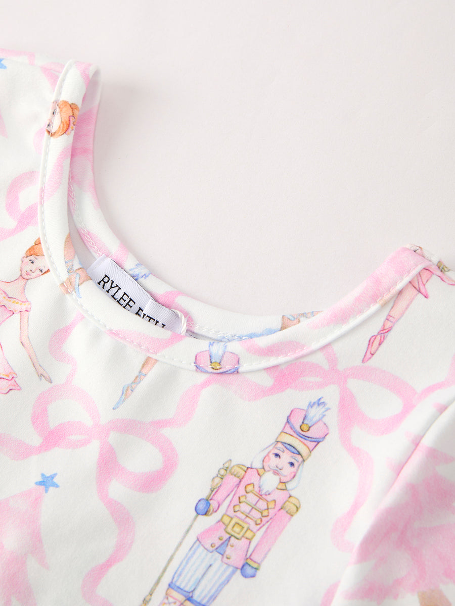 Christmas Ballerina and Nutcracker Girls Dress