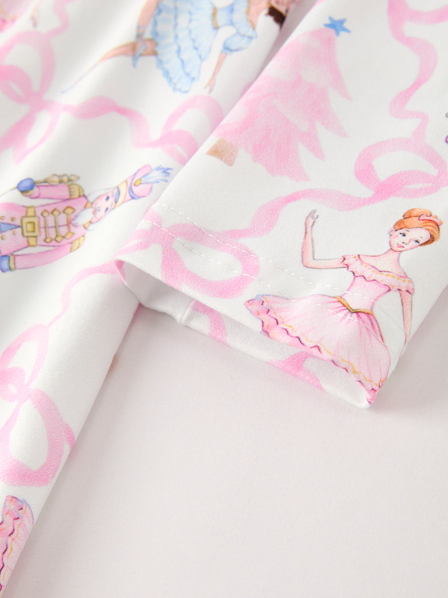 Christmas Ballerina and Nutcracker Girls Dress