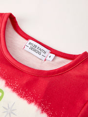 Christmas Character Print Girls Set
