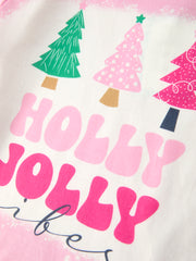 "Holly Jolly Vibes" Christmas Set for Girls