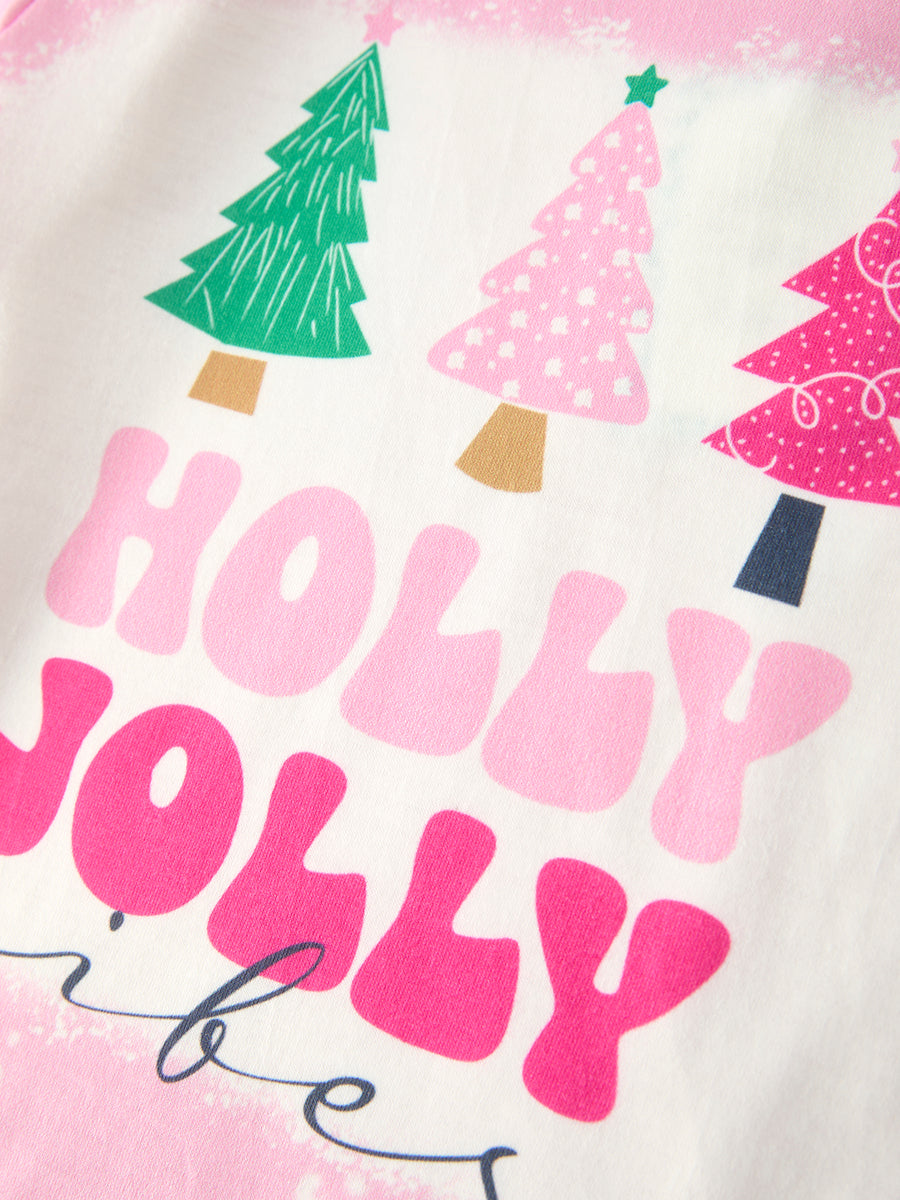 "Holly Jolly Vibes" Christmas Set for Girls
