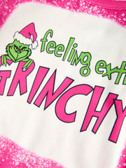 Christmas Character Outfit Set for Girls – Pink Long Sleeve Top & Flare Pants