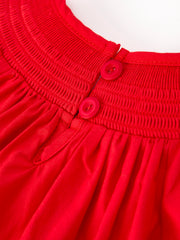 Christmas Girls Dress : Adorable Green Christmas Tree Embroidery