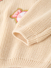 Christmas Gingerbread Man Candy Girls Pullover Sweater