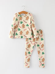 Gingerbread Christmas Girls Pajamas: Sweet Holiday Vibes