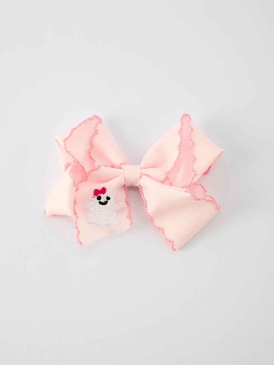 Halloween Ghost Bow Hairpin 3.9 Inch