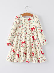 Cute Christmas Decor Dress: Colorful String of Lights