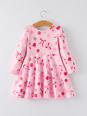 Christmas Sweet Candy Dress: Colorful Candies Prints