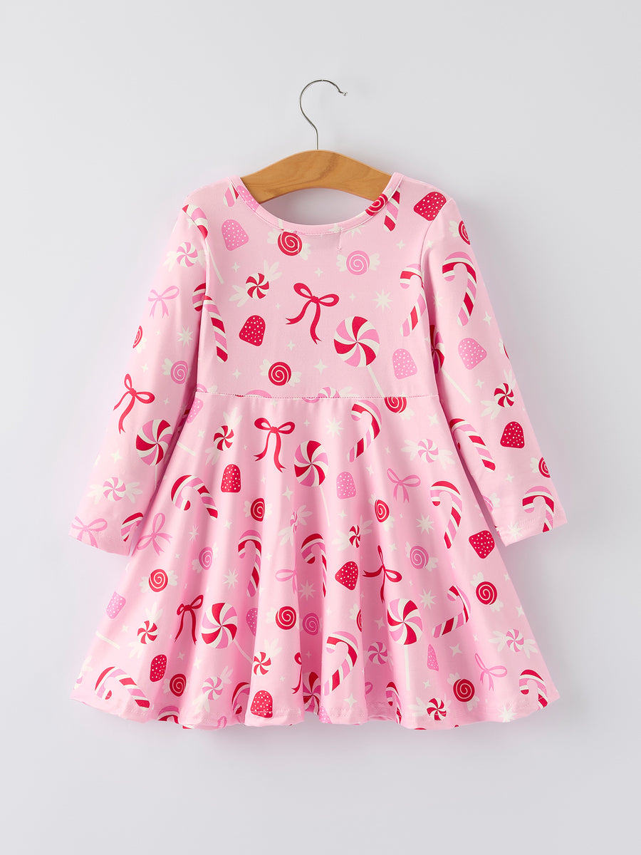 Christmas Sweet Candy Dress: Colorful Candies Prints