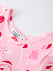 Christmas Sweet Candy Dress: Colorful Candies Prints