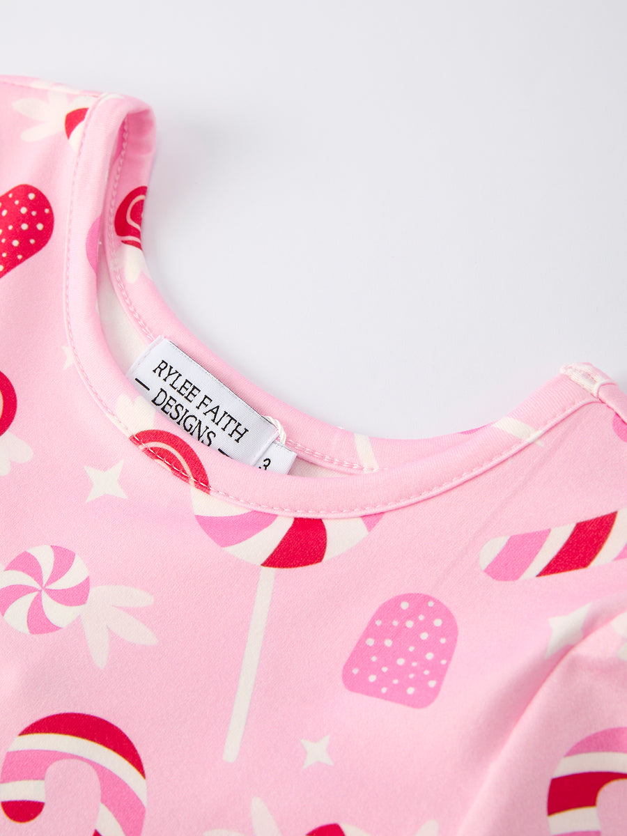 Christmas Sweet Candy Dress: Colorful Candies Prints