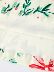 Holiday Christmas Dress with Holly