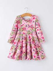 TS Pink Girls Girls Football Dress