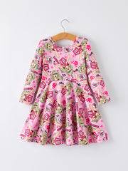 TS Pink Girls Girls Football Dress