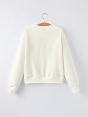 Mommy & Me Christmas Bow Print Women’s Pullover Sweatshirt