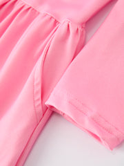 Valentine’s Day Girls Dress Bundle – Sweetheart Heart Print, Solid Pink, Checker Bow Design