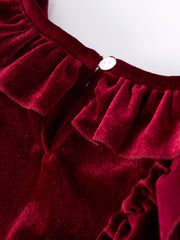 Autumn Velvet Girls Dress-Multiple colors available