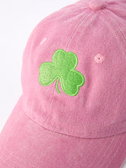 St. Patrick's Day Shamrock Applique Hat For Girls
