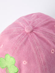 St. Patrick's Day Shamrock Applique Hat For Girls