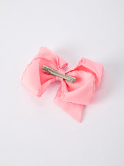 St. Patrick  Shamrock Pink Hair Bow – Lucky Girls Hair Clip