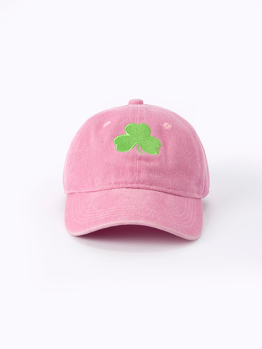 St. Patrick's Day Shamrock Applique Hat For Girls