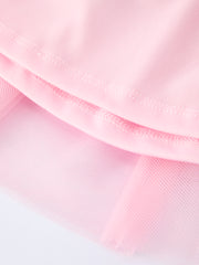 Girls' Valentine's Day Skirt with Sequined Heart Appliques