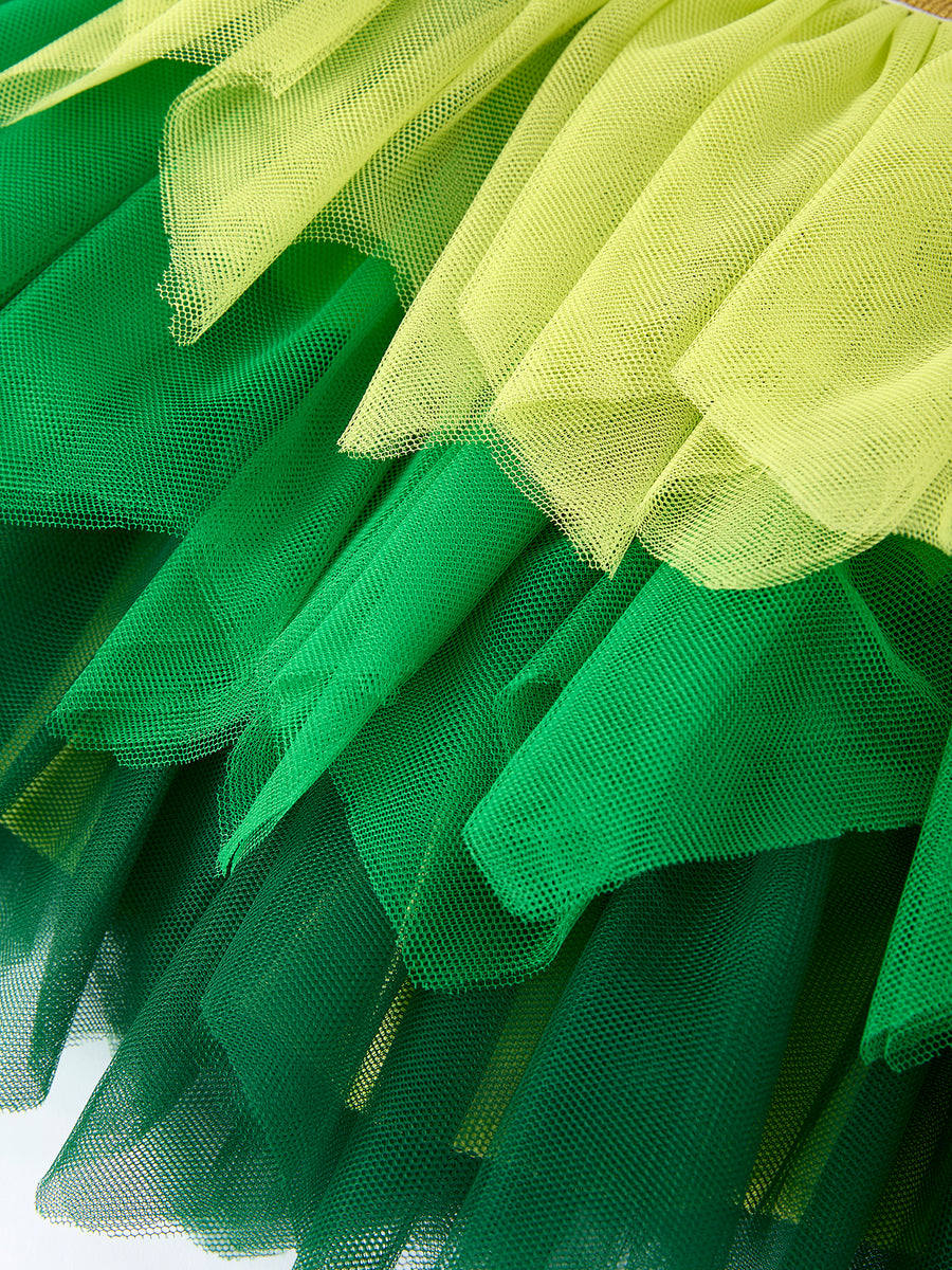 St. Patrick's Day Lucky Charm Green Tutu Skirt Set