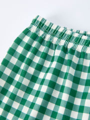 Boys St. Patrick’s Day Shamrock Puppy Smocked Plaid Set