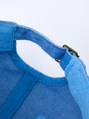 Blue Baseball Bow Applique Kids Hat