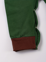 Fall Thanksgiving Turkey Embroidery Baby Boy Romper