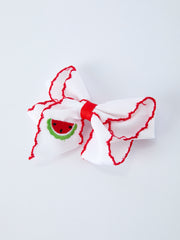 Watermelon Embroidered Girls Hairpin 4.3 Inches