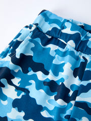 Camouflage "HUNTING BUDDY" Smocking Embroidery Boys Outfit