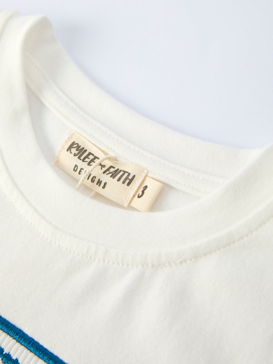 Camouflage "HUNTING BUDDY" Smocking Embroidery Boys Outfit