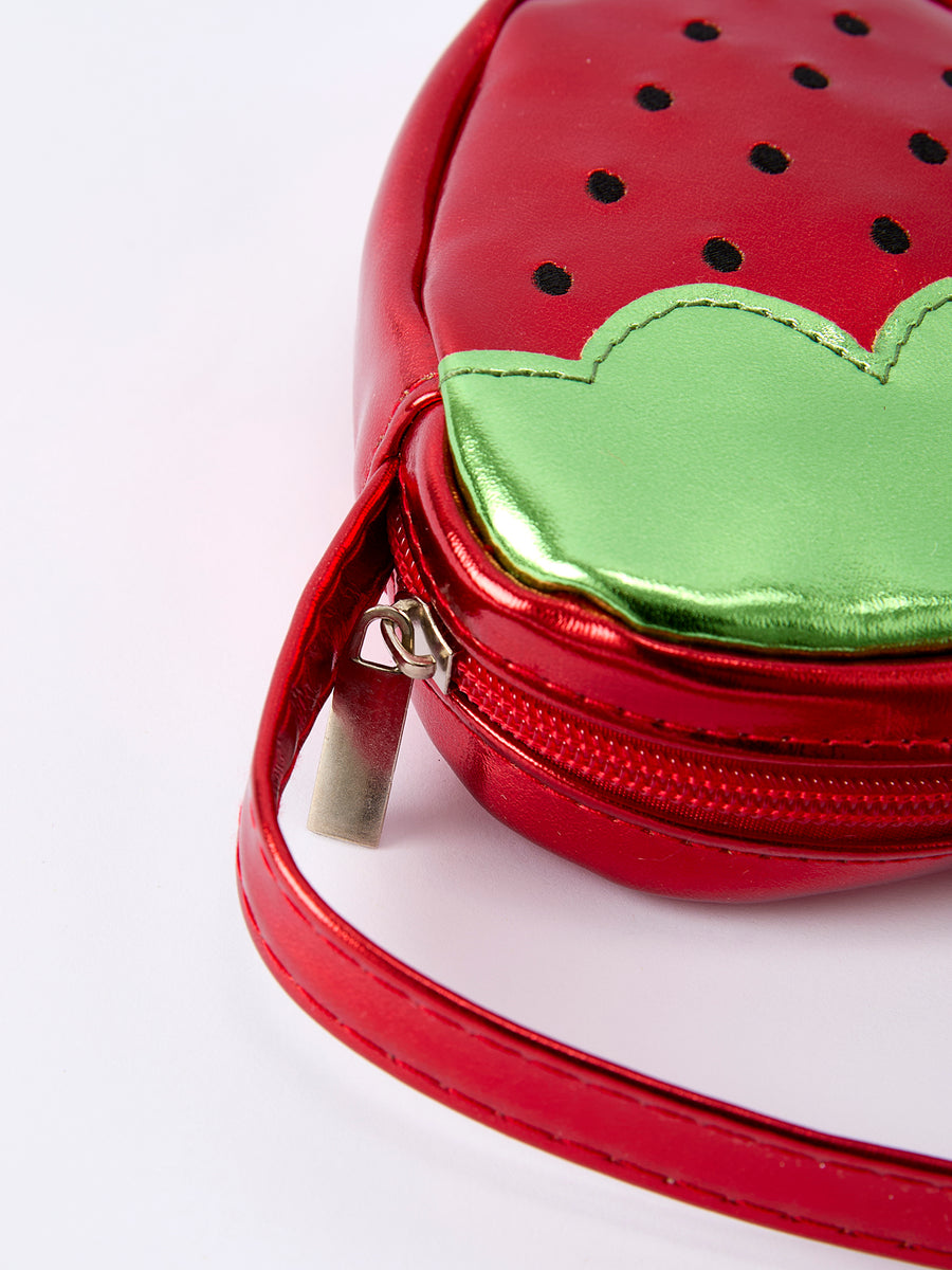 Spring Strawberry Girl Crossbody Bag