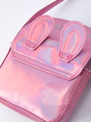 Spring Bunny Ear Pink Girl Crossbody Bag
