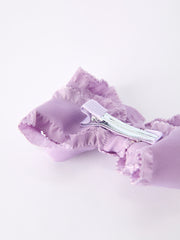 Ruffle Bow Girl Hair Clips 3.5 Inches-Multiple Colors Available