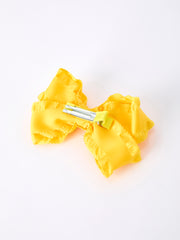 Ruffle Bow Girl Hair Clips 3.5 Inches-Multiple Colors Available