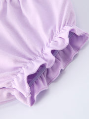 Butterfly Embroidery Smocking Bow Baby Girls Bloomers Set