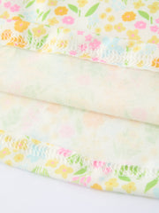 Spring Floral Smocked Girl Dress