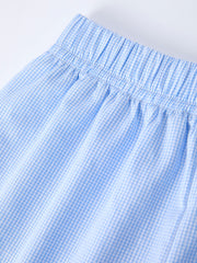 Blue Smocked Church Christ Bishop Christening Toddler Boys'Set